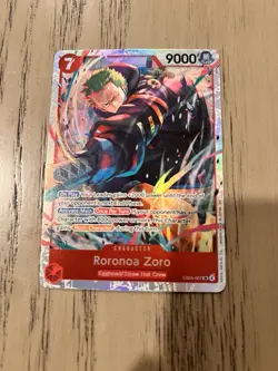 One Piece Roronoa Zoro EB04-007 SR ENGLISH OP15 - Image 1