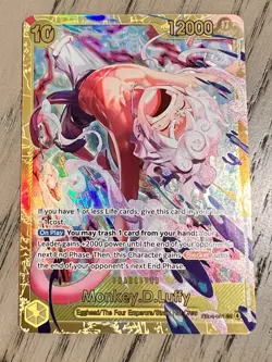 Monkey D. Luffy OP15 EB04-061 SEC ONE PIECE Card Game PRERELASE🔥🔥 ENGLISH NM - Image 1