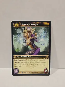 Arcanist Avelena World Of Warcraft TCG March Of The Legion Regular Common - Image 1