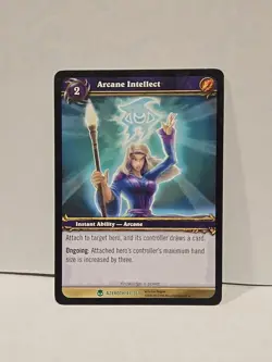 Arcane Intellect Heroes of Azeroth 47/361 Uncommon World Of Warcraft TCG - Image 1