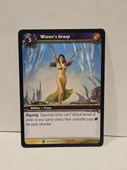 Winter's Grasp Heroes of Azeroth 60/361 Uncommon World Of Warcraft TCG Regular - Image 1