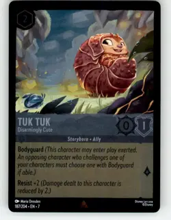 Disney Lorcana Archazia's Island Cold Foil Tuk Tuk Disarmingly Cute 187 NM/NP - Image 1