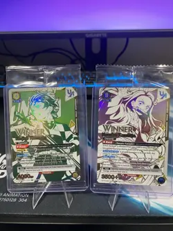 Union Arena Tanjiro & Nezuko Rare Battle Winner Promo Demon Slayer Volume 1 & 2 - Image 2
