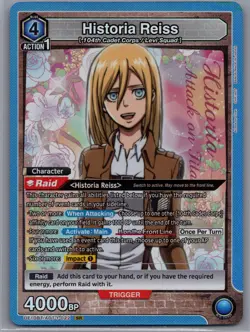 Historia Reiss SR UE10BT/AOT-1-022 Attack on Titan Union Arena - Image 1