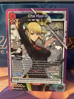 Union Arena Solo Leveling - Cha Hae-in SR Super Rare SLG-1-011 - Image 1