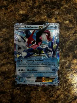 Pokemon Ash-Greninja EX XY133 Full Art Promo Holo 170HP XY Card - Image 1