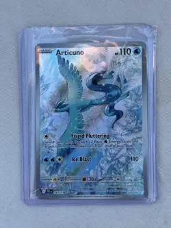 Pokemon TCG Articuno 161/159 JTG EN Full Art Holo Water Moderately Played Card - Image 1