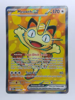 Meowth EX 107 Perfect Order Pokemon card - Image 1