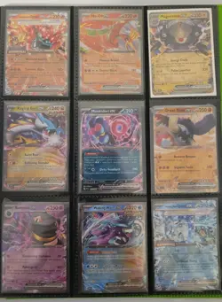 2023-2024 Pokemon English TCG - Lot of 9 EX Cards [ALL NM] - Great Value! - Image 1
