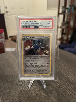 Lucario - (Cosmos Holo) 063/124 Miscellaneous Cards & Products Holo PSA 9 - Image 1