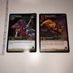 World of Warcraft Drums Oversize UMBRAGE + MALEO THE BLUR Hero Trading Card - Image 1