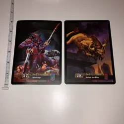 World of Warcraft Drums Oversize UMBRAGE + MALEO THE BLUR Hero Trading Card - Image 2