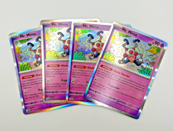 Pokemon Card 2023 Scarlet & Violet 151 Playset Mr. Mime HOLO 122/165 x4 4x - Image 1