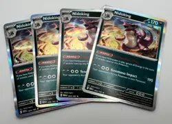 Nidoking Holo 034/165 x4 4x Pokemon Card 2023 Scarlet & Violet 151 Playset - Image 1