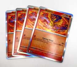 Moltres Holo 014/094 x4 4x Pokemon Card Phantasmal Flames 2025 Playset - Image 1