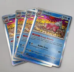 Slowbro Holo 043/198 x4 4x Pokemon Card Scarlet & Violet Playset - Image 1