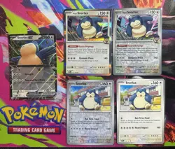 Pokemon TCG Snorlax EX/Reverse Holo/Common Card Lot x5 PRE,JTG,TWM - Image 1