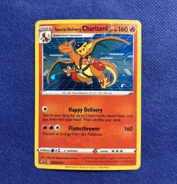 Special Delivery Charizard SWSH075 Sword & Shield Cosmos Holo Promo Card - NM - Image 1