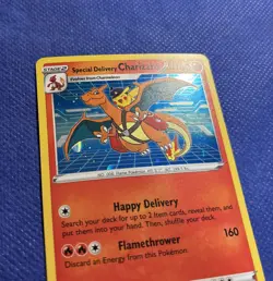 Special Delivery Charizard SWSH075 Sword & Shield Cosmos Holo Promo Card - NM - Image 2