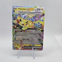 Pokemon Pikachu EX TCG Sv08: Surging Sparks Double Rare Holo Card 057/191 - Image 1