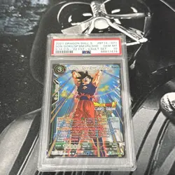 2021 Dragon Ball S DBZ Son Goku Spirit Bomb Unleashed #BT14-071 PSA 10 Card Fest - Image 1