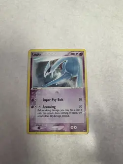Pokemon TCG Lugia Pop Series 5 Holo Rare Card 2/17 LP Condition - Image 1
