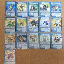 Digimon Cards Bulk16 Pcs Foil Stamping Japan - Image 1