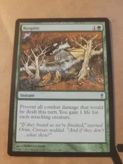 MTG Magic the Gathering Respite (176/219) Conspiracy Green LP BULK DISCOUNT - Image 1