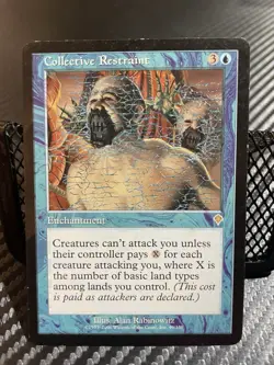Wizards of the Coast Collective Restraint Invasion Rare Blue Enchantment Alan R… - Image 1