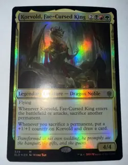 [1x] Korvold, Fae-Cursed King - Foil - Brawl Deck Exclusive Near Mint, English B - Image 1