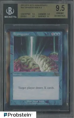 2022 Magic The Gathering MTG 30th Anniversary #347 Braingeyser R B BGS 9.5 - Image 1