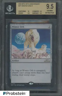 2022 Magic The Gathering MTG 30th Anniversary #271 Winter Orb R BGS 9.5 - Image 1