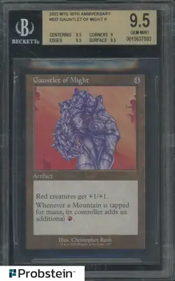 2022 Magic The Gathering MTG 30th Anniversary #537 Gauntlet of Might R BGS 9.5 - Image 1