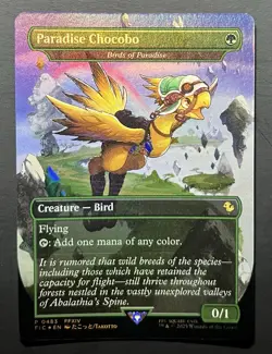 Paradise Chocobo - Birds of Paradise (Borderless) Commander: Final Fantasy Foil - Image 1