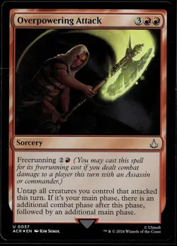 Overpowering Attack - 37 Foil MTG ACR - Image 1