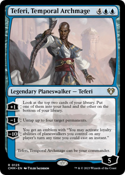 Teferi, Temporal Archmage - Commander Masters (CMM) - Image 1