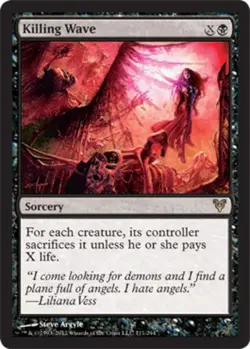 1x Killing Wave Heavy Play MTG Magic - Kid Icarus - - Image 1