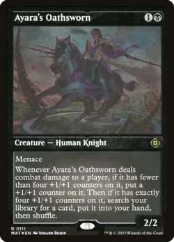 Ayara's Oathsworn Foil Etched - March Of The Machine: The Aftermath MTG-NM - Image 1
