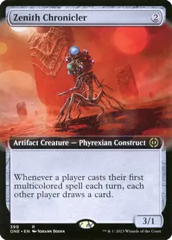 Zenith Chronicler Extended Art Foil - Phyrexia: All Will Be One MTG-NM - Image 1