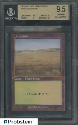 2022 Magic The Gathering MTG 30th Anniversary #573 Savannah R BGS 9.5 - Image 1