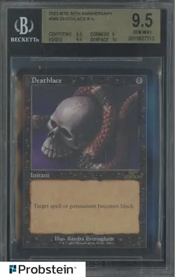 2022 Magic The Gathering MTG 30th Anniversary #396 Deathlace RK BGS 9.5 - Image 1