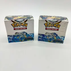 Lot of (2) Pokemon Sword & Shield Silver Tempest Booster Boxes SEALED w/Acrylic - Image 1
