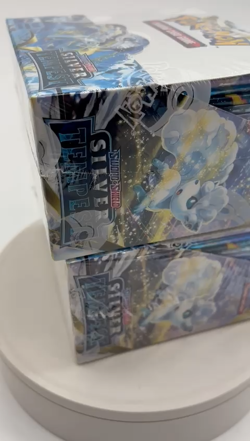 Lot of (2) Pokemon Sword & Shield Silver Tempest Booster Boxes SEALED w/Acrylic - Image 2