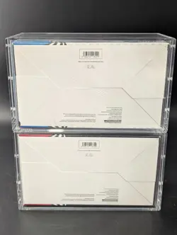 2x Pokemon SV10.5 Black Bolt White Flare Sealed Booster Bundle Display W/Acrylic - Image 2