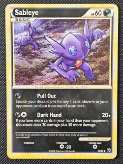 SABLEYE 35/90 UC HGSS UNDAUNTED POKEMON NM/M - Image 1