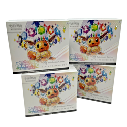 Lot of (4) Pokemon Center Prismatic Evolutions Elite Trainer Boxes SEALED NEW - Image 1