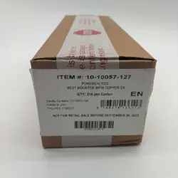 Pokemon Mega Evolution ME01 Booster 6-Box Case Enhanced Version SEALED - Image 1