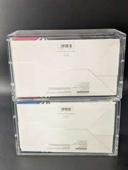 2x Pokemon SV10.5 Black Bolt White Flare Sealed Booster Bundle Display W/Acrylic - Image 2