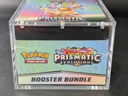 Pokemon SV8.5 Prismatic Evolutions Sealed Booster Bundle Display W/Acrylic Case - Image 5