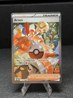 Arven Special Illustration Rare 235/091 Pokemon Paldean Fates - Image 1